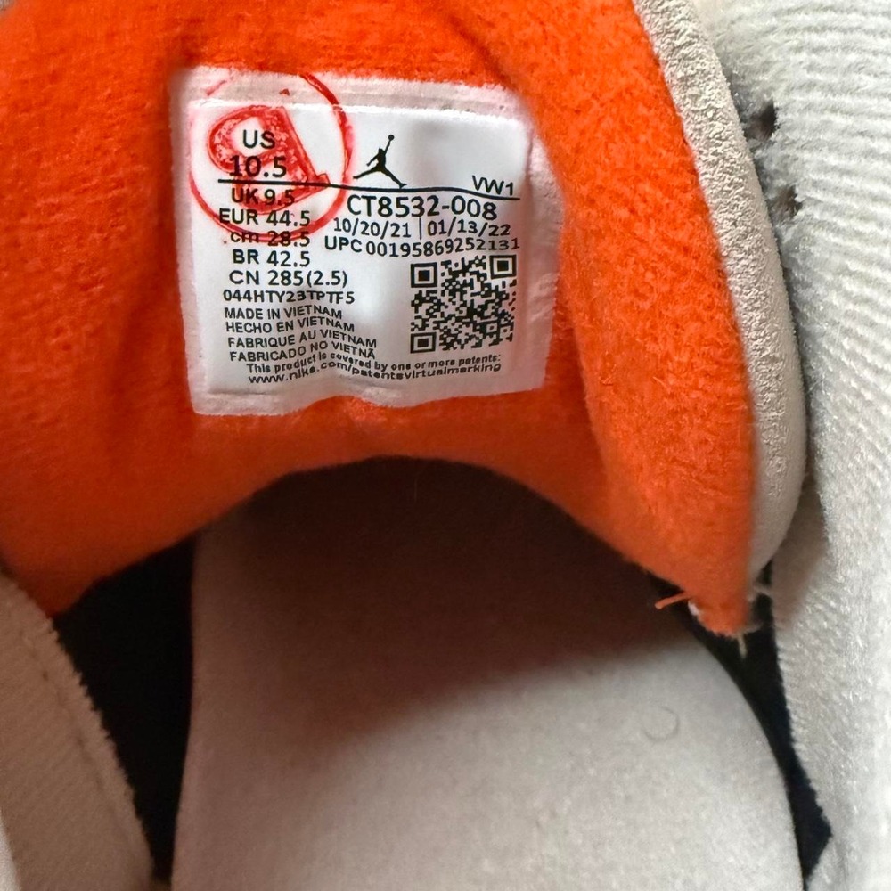 Air Jordan 3 Retro Desert Elephant Black Orange 10.5 - Picture 6 of 8
